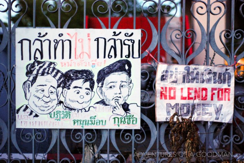 Red shirt protest - Bangkok, Thailand 2009