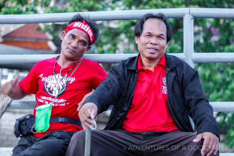 Red shirt protest - Bangkok, Thailand 2009