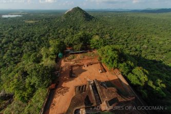The view from atop Sigiriya, Sri Lanka