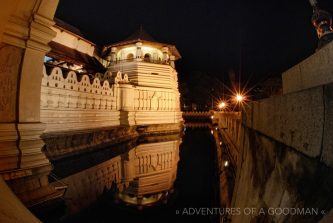 The Temple of the Sacred Tooth in Kandy, Sri Lanka