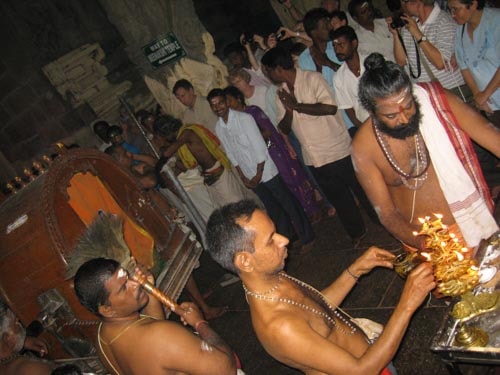 A shiva procession in Madurai, India