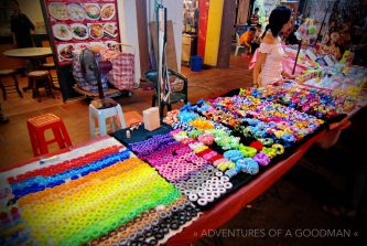 Trinkets for sale in Jonker's Walk, Melaka