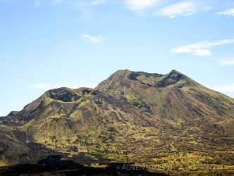 The twin craters of Mt. Batur — a volcano in Bali, Indonesia