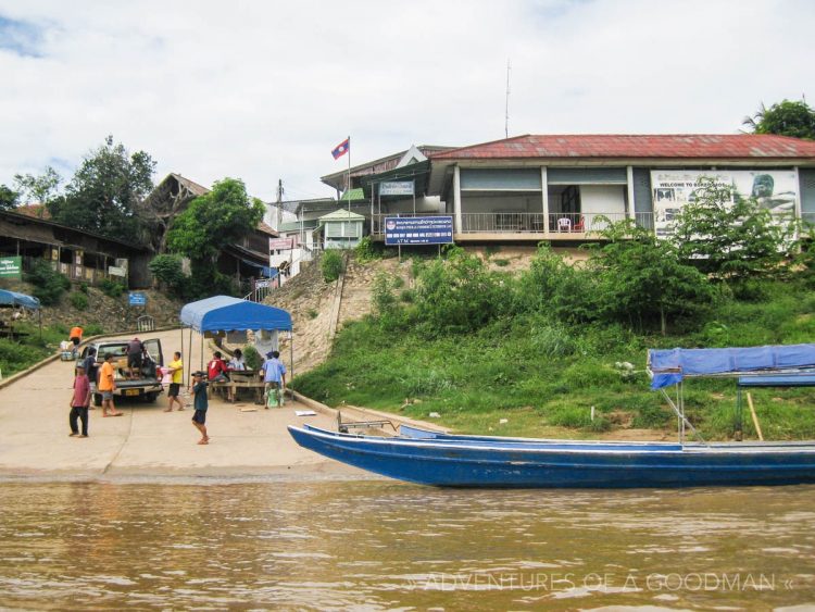 The docks at Houayxai, Laos