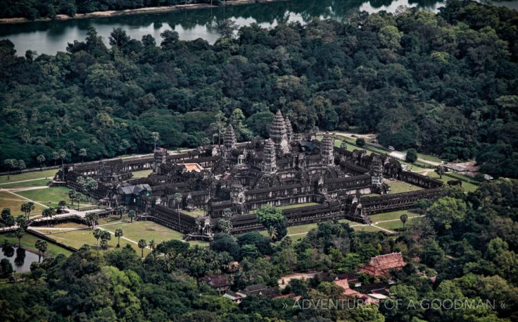 Angkor Wat from above