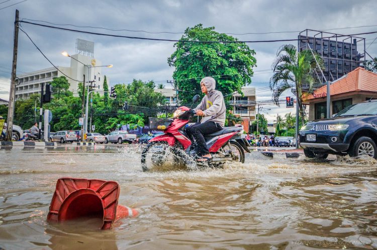 Rainy season in Chiang Mai, Thailand