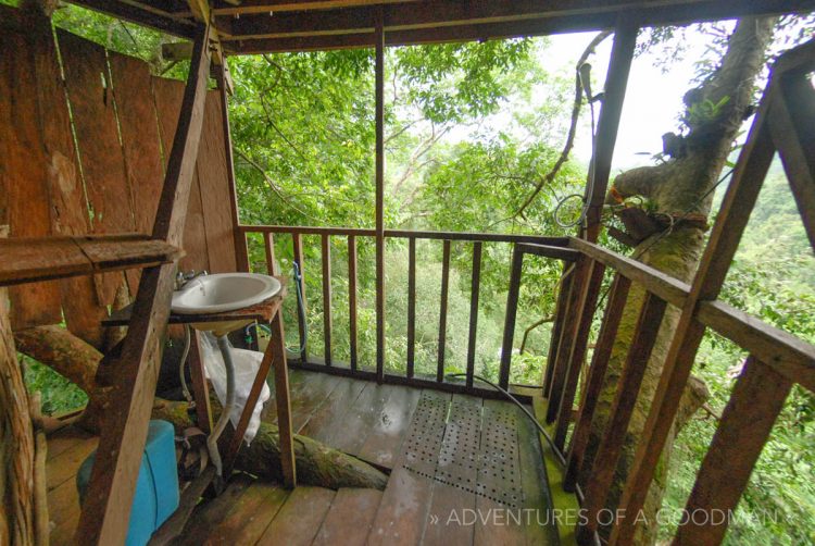 Gibbon Experience bathroom