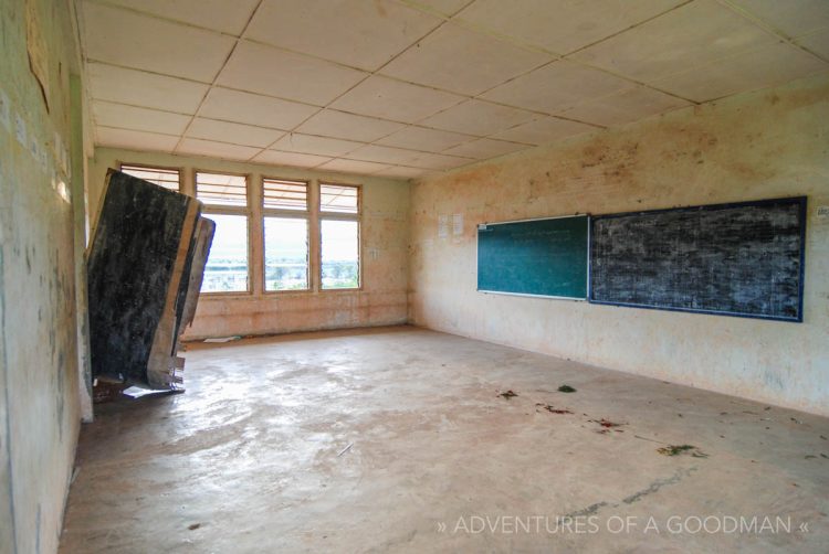 Inside the Groupe Scolaire de Champasak, Laos