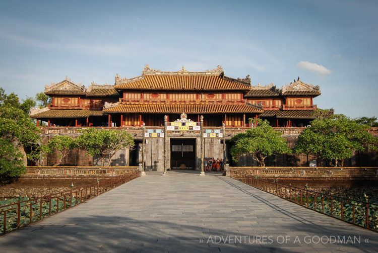 The ancient Hue Citadel in Vietnam