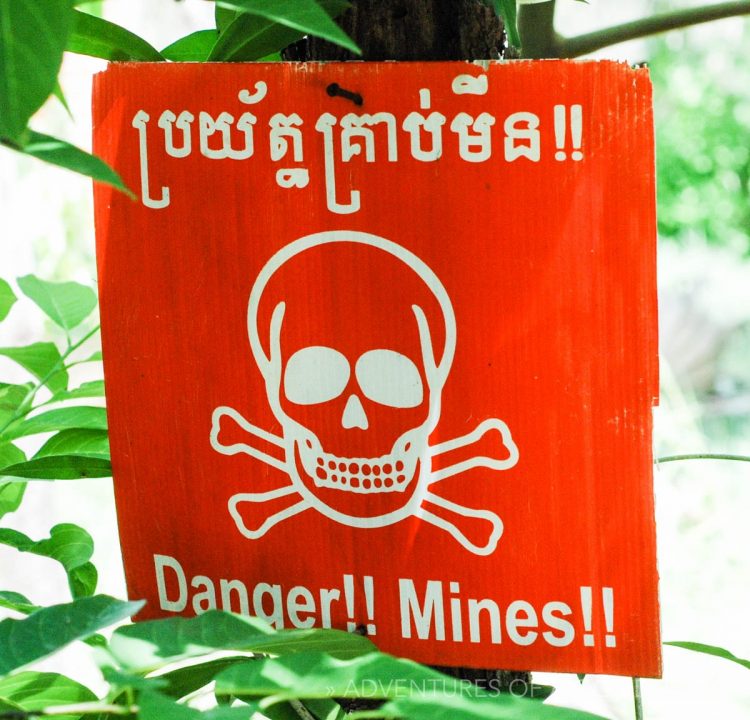 Landmine museum in Siem Reap, Cambodia