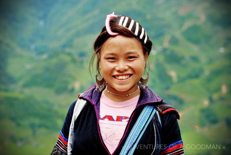 Hmong Sapa Tribeswoman in Vietnam
