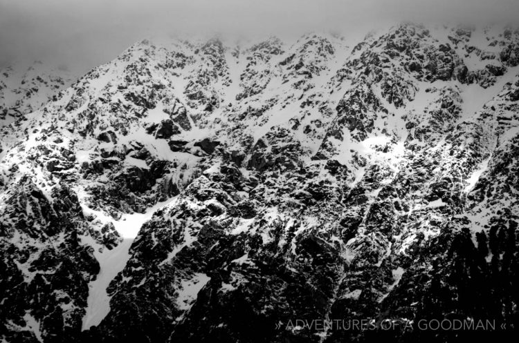 Himalaya snow in Naddi, McLeod Ganj, Dharamasala