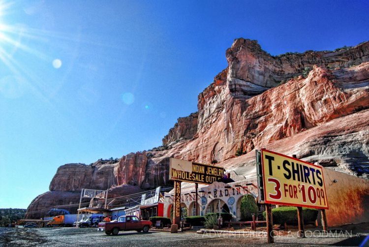 An Indian Jewelry Shop on Route 66 in Lupton, Arizona