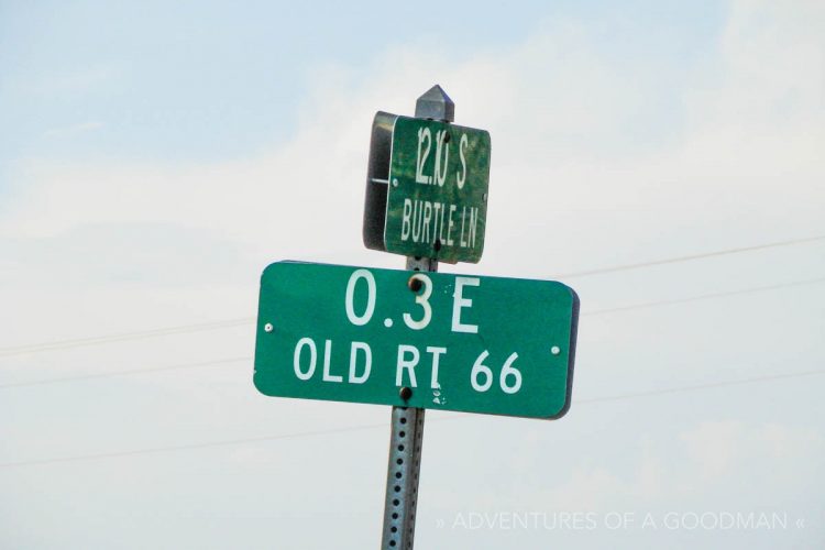 Route 66 sign