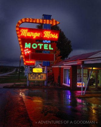 The classic Munger Moss Motel in Lebanon, Missouri — an original Route 66 hotel