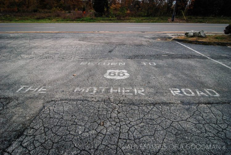 Route 66 sign - the Mother Road