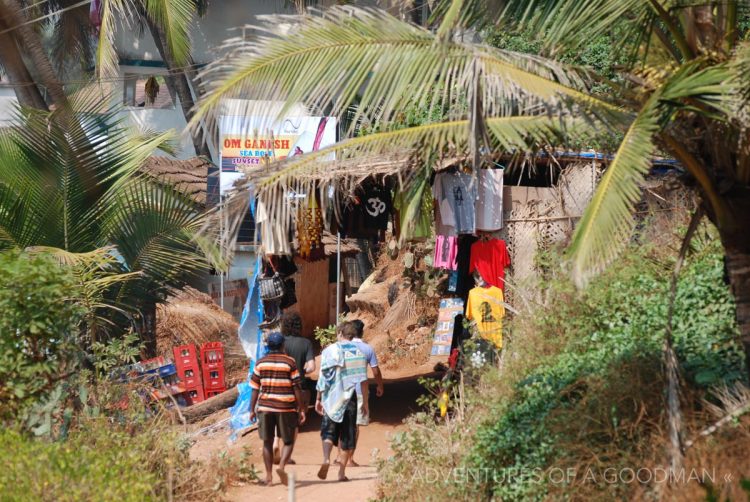 Tourism in Arambol, Goa, India