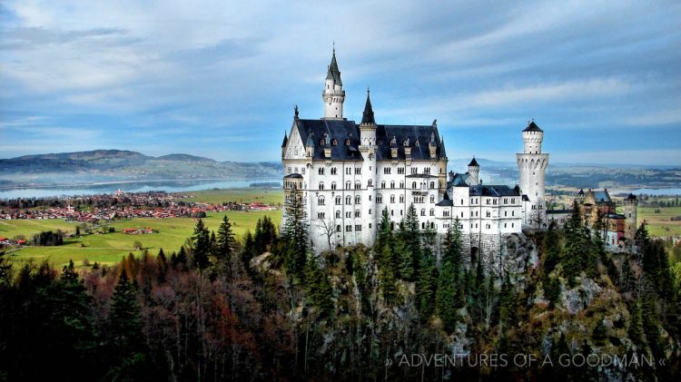 Castle Neufschwassen in Fussen, Bavaria, Germany