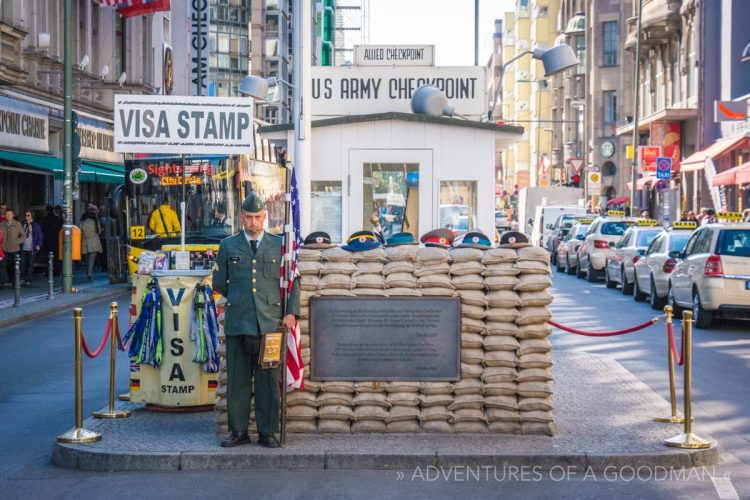 Checkpoint Charlie has become one of Berlin's most famous tourist attractions