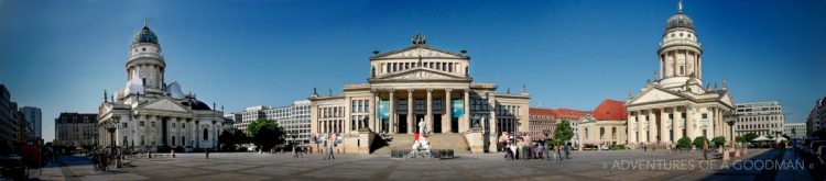 The Gendarmenmarket in Berlin, Germany