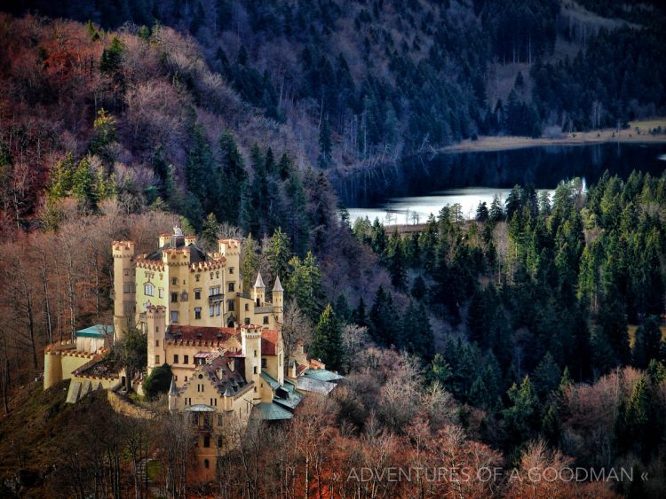 The Hohenschwangau Castle in Fussen, Bavaria, Germany