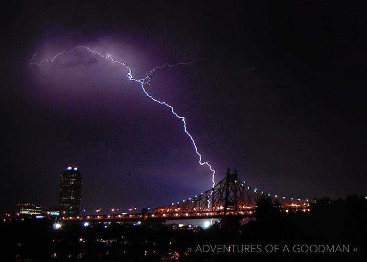 Queensboro Bridge Lightning Storm