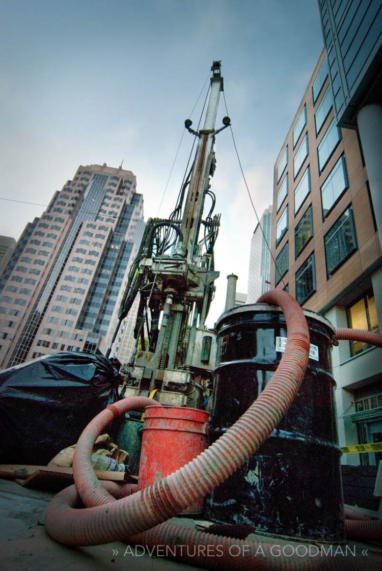 Downtown San Francisco Construction Site