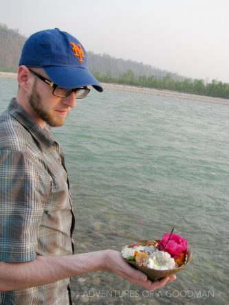 Sending Donnie down the Ganga