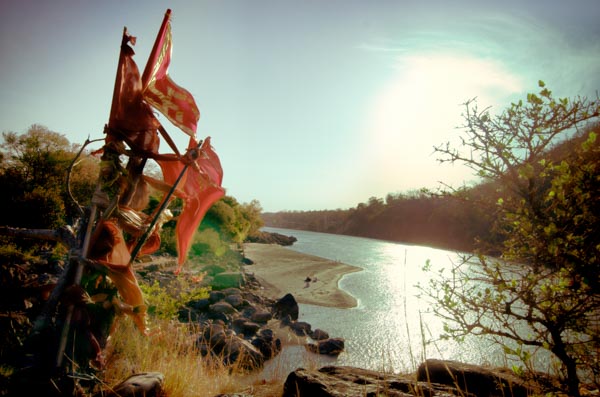 The Ganges River in Rishikesh, India