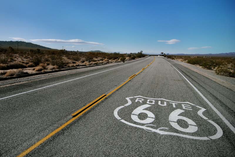 Route 66 in Essex, CA