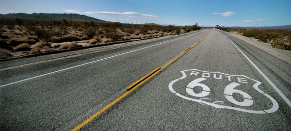 Route 66 in Essex, California