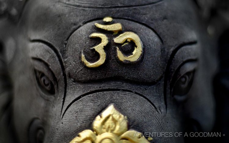 Look into my eyes... a Thai Ganesh staredown at Phra Thad Doy Wao Pagoda in Mai Sai, Thailand