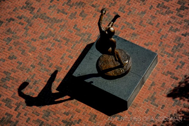 The Jim Palmer Statue in Camden Yards