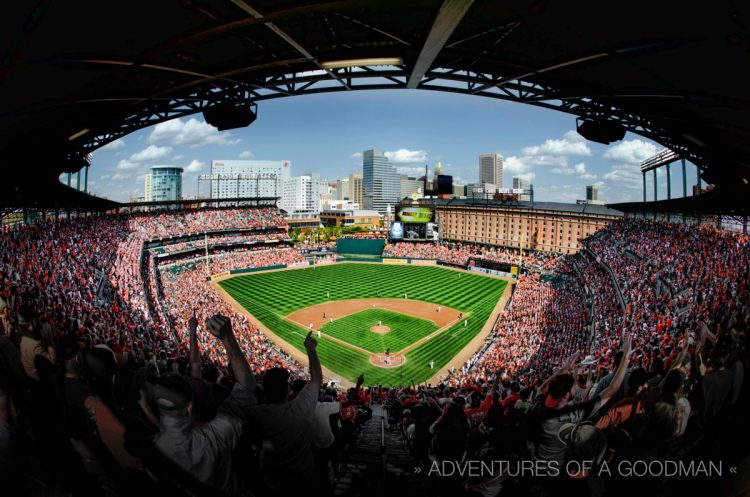 Nate McLouth hits a first inning home run in the Baltimore Orioles final home game of the 2012 season