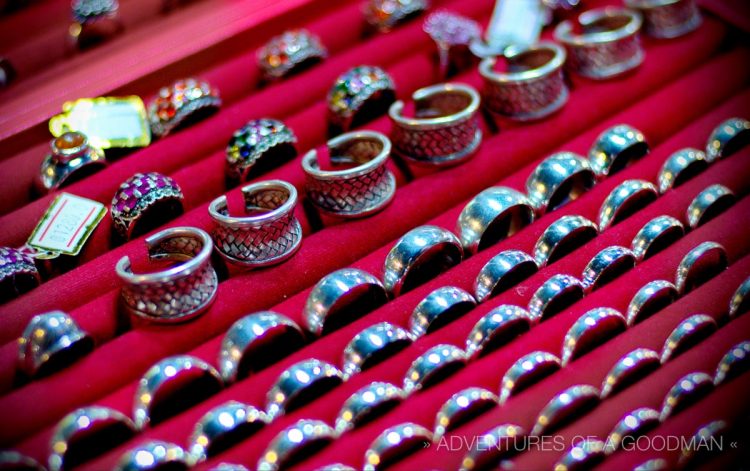 Rings For Sale - photographed at f/1.8, 1/125s exposure, ISO 400