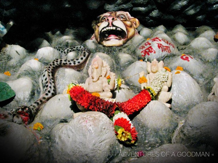 The Hell Cave in the Shiva Temple - Bhagsu, McLeod Ganj, Dharamsala, India