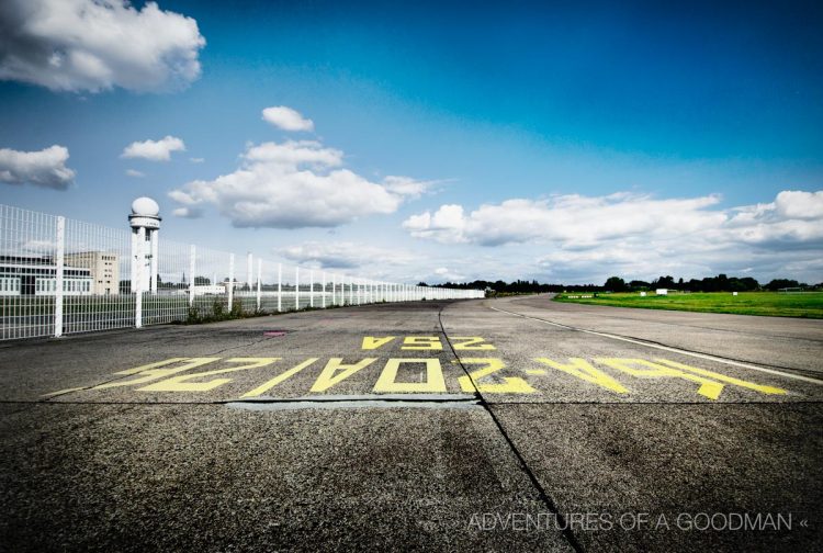 Tempelhofer Park and Airport in Berlin, Germany