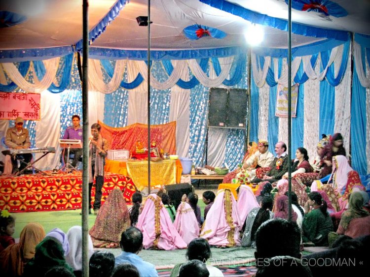 A local award celebration in Bhagsu, McLeod Ganj, India