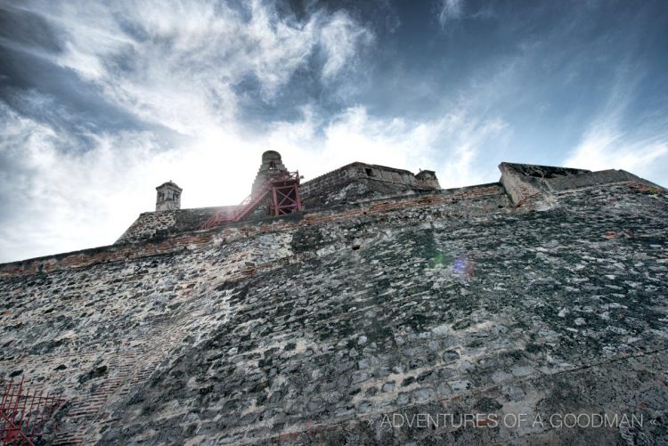 Castillo de San Felipe de Barajas in Cartegena