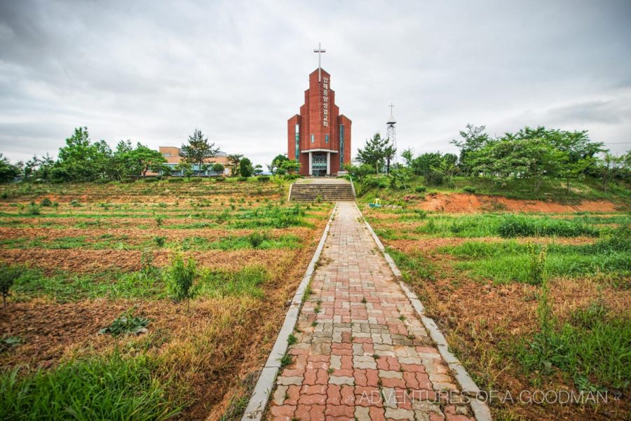 A church on Aphae Island in Sinan County - South Jeolla Province