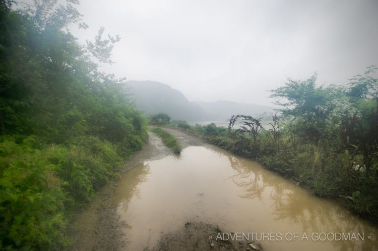 This is what the scenery looked like during our first morning of shooting in Andong, South Korea