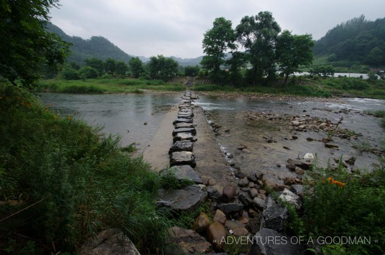 A stone bridge in Gangwon Province, South Korea