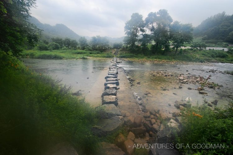 A stone bridge in Gangwon Province, South Korea