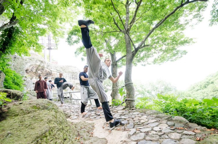 High-kicking is a key part of sunmudo martial arts