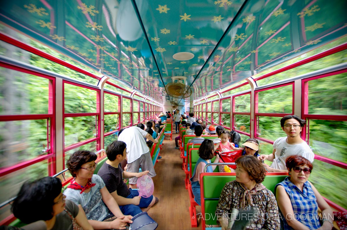 korea train tour