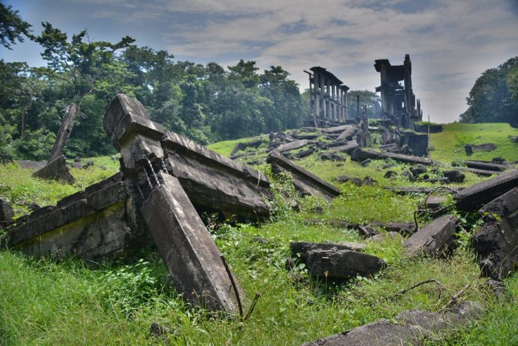 We made a trip to Corregidor Island, outside of Manila, to see what is left of the WWII ruins there from the Battle of Manila. This photo is the very end of what is known as the Mile Long Barracks due to it’s incredible length. The ruins go on for what seems like forever, and we were also able to find the ruins of an old swimming pool.