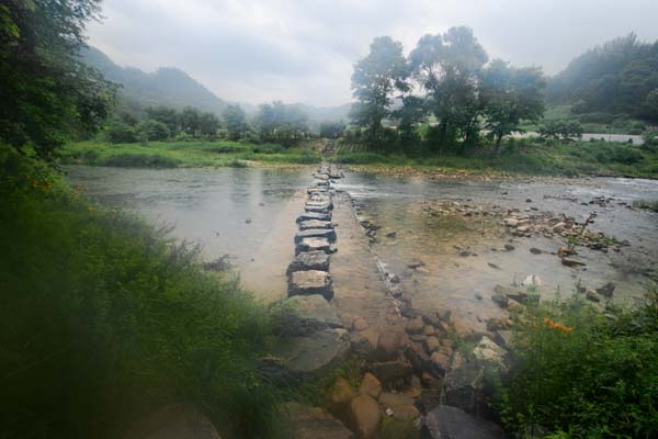 A stone bridge in Gangwon Province, South Korea