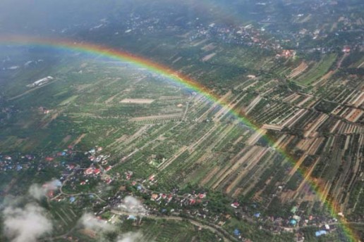 Rainbows await you upon arriving in Chiang Mai, Thailand