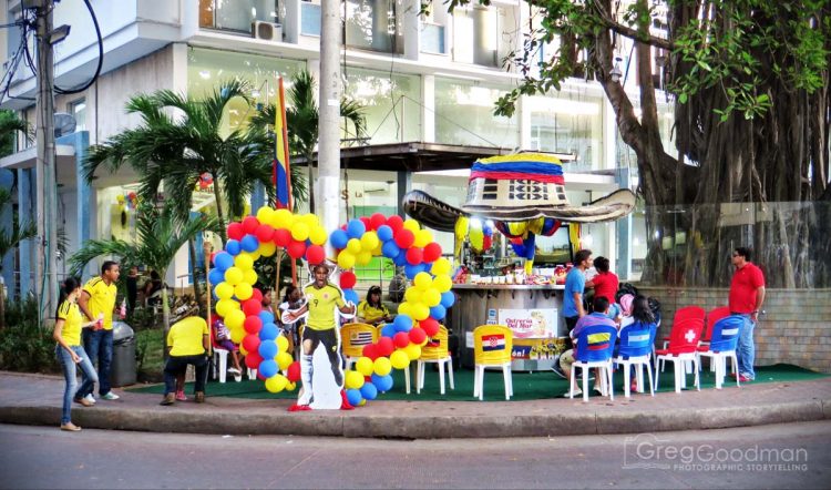 Every business owner in Colombia is trying to earn a few extra pesos: courtesy of the World Cup.