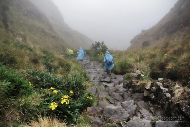 One step at a time is the best way to get down from Dead Woman's Pass.